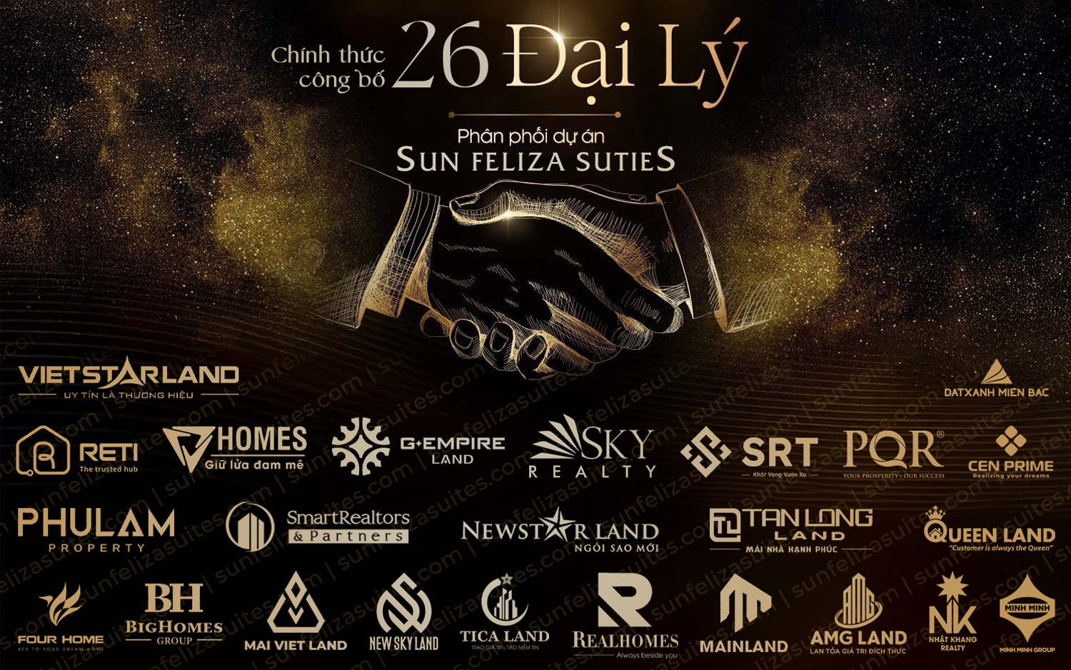 Danh sách đại lý phân phối Sun Feliza Suites