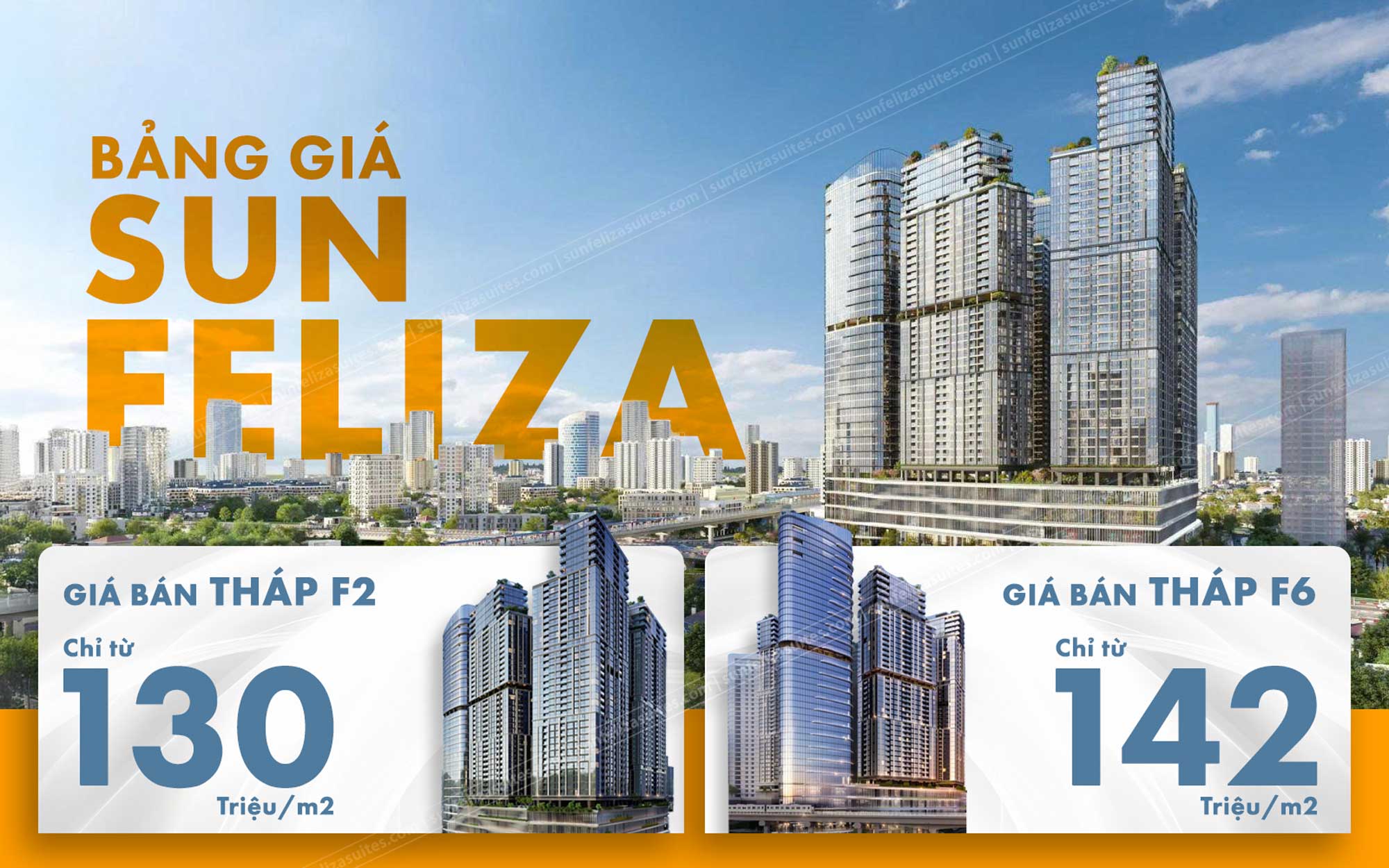 Bảng giá bán Sun Feliza Suites