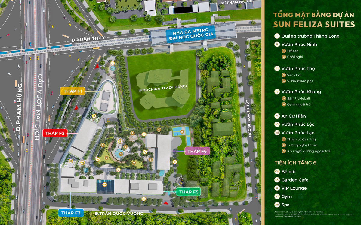 Mặt bằng Thiết kế Sun Feliza Suites